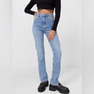Stradivarius Light Blue High Rise Women's Jeans